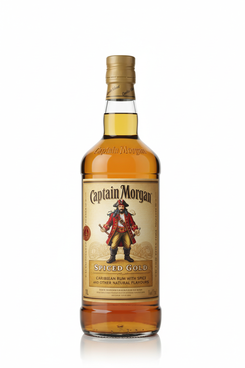 Captain Morgan Spiced Gold 1L bottle