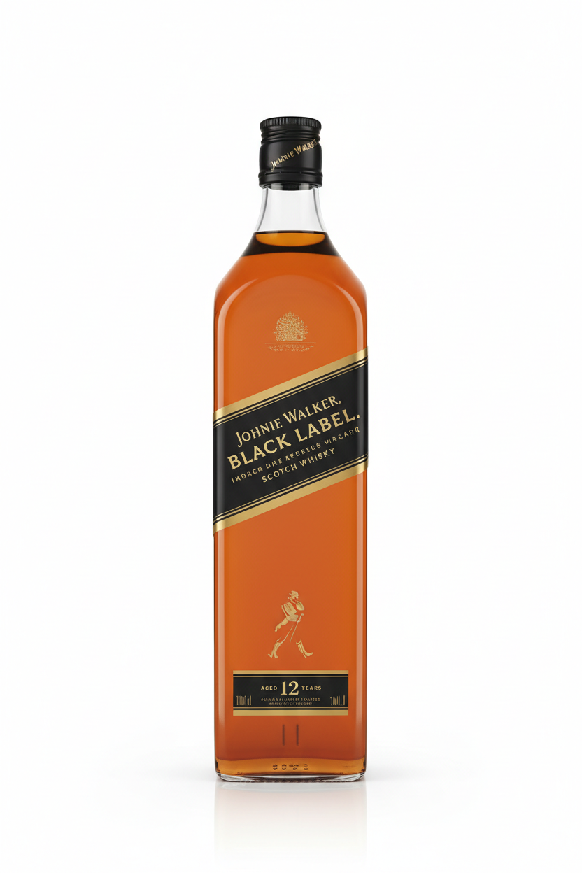 Johnnie Walker Black Label 1L bottle