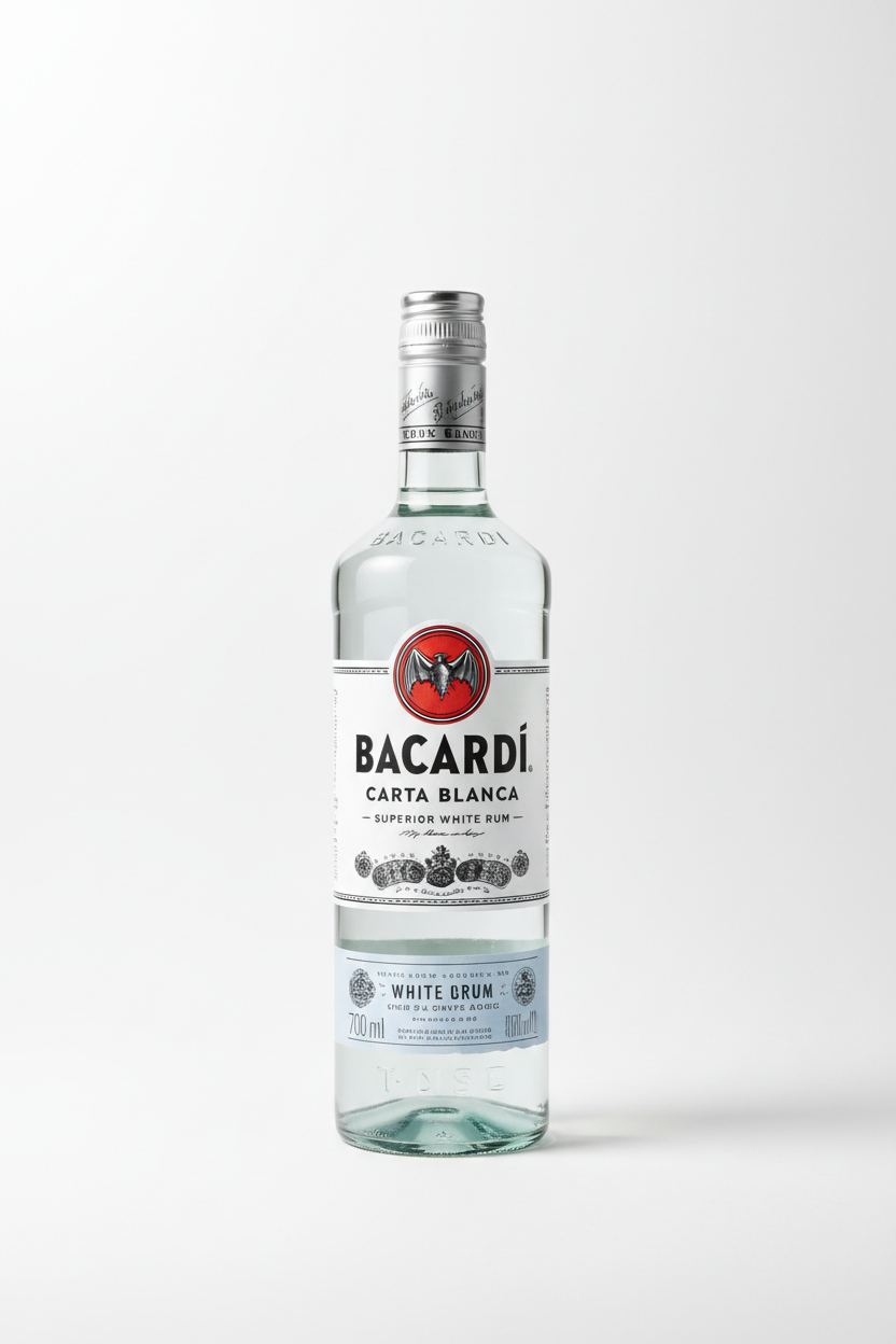 Bacardi Carta Blanca 700mL bottle