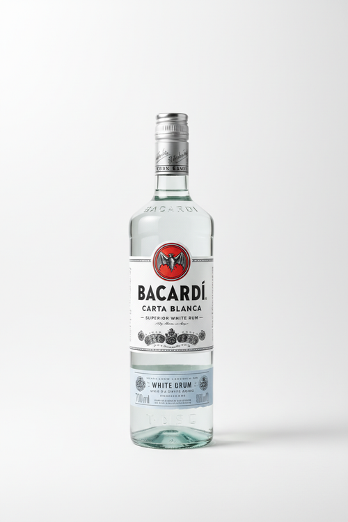 Bacardi Carta Blanca 700mL bottle
