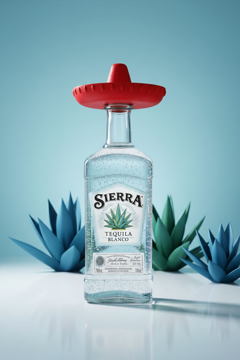 Sierra Tequila Blanco 700mL bottle
